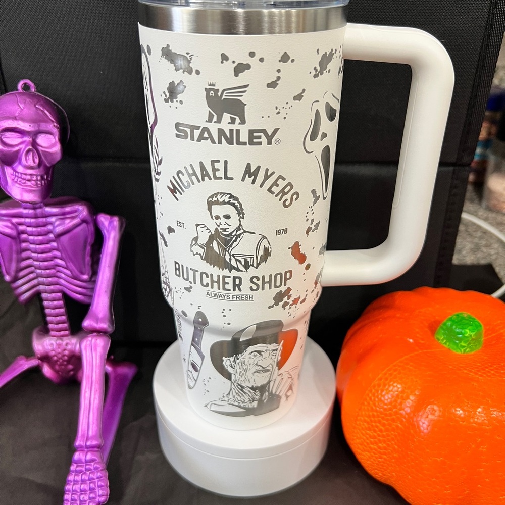 30oz Stanley White Michael Myers Butcher Shop